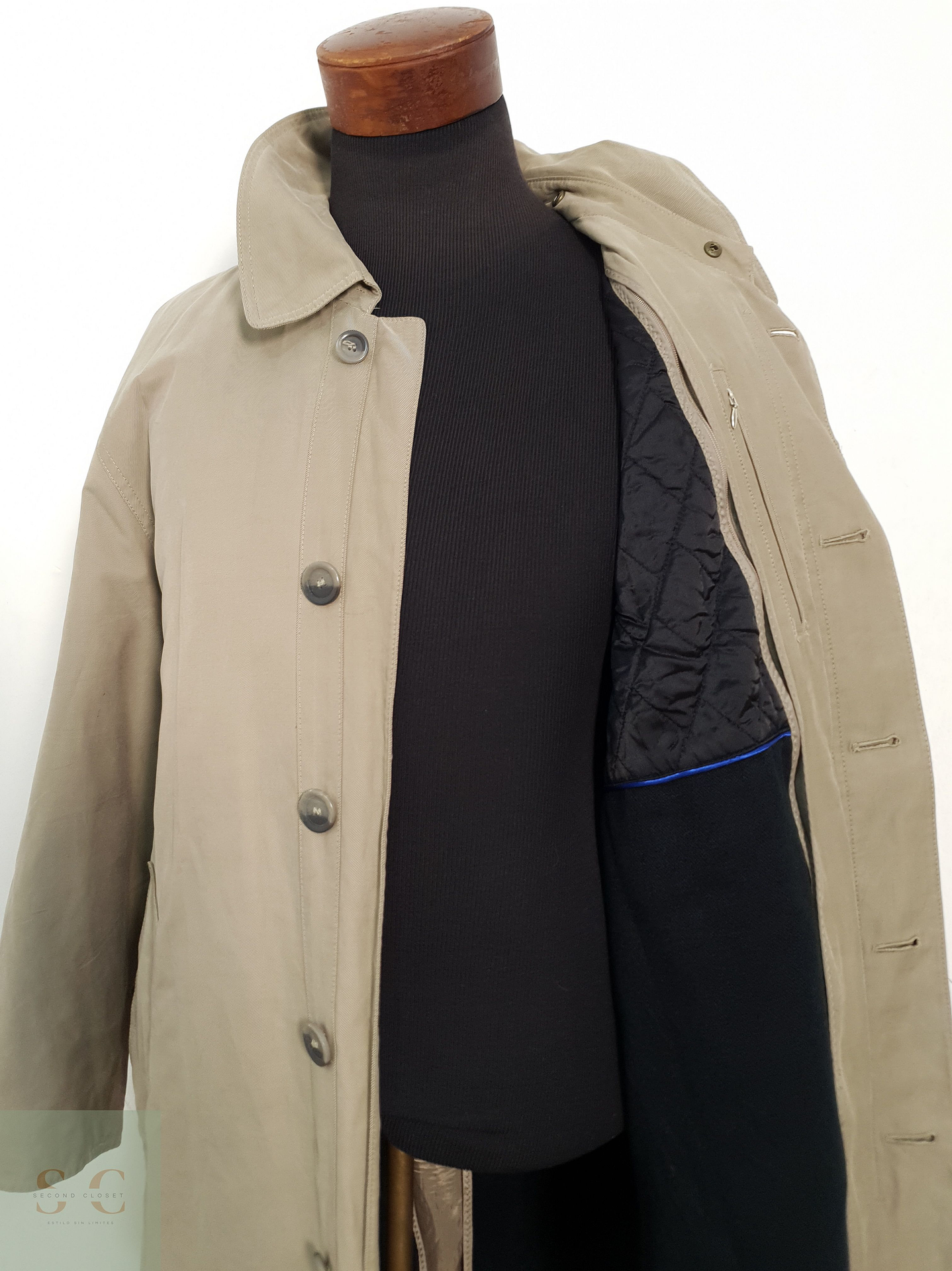 Gabardina Hombre Bugatti 3 en 1 Tecnica Chaleco Desmontable XXL 6