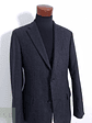 Blazer Hombre Hugo Lana Virgen Plomo Pasini2 Comfort Talla M - Miniatura 5