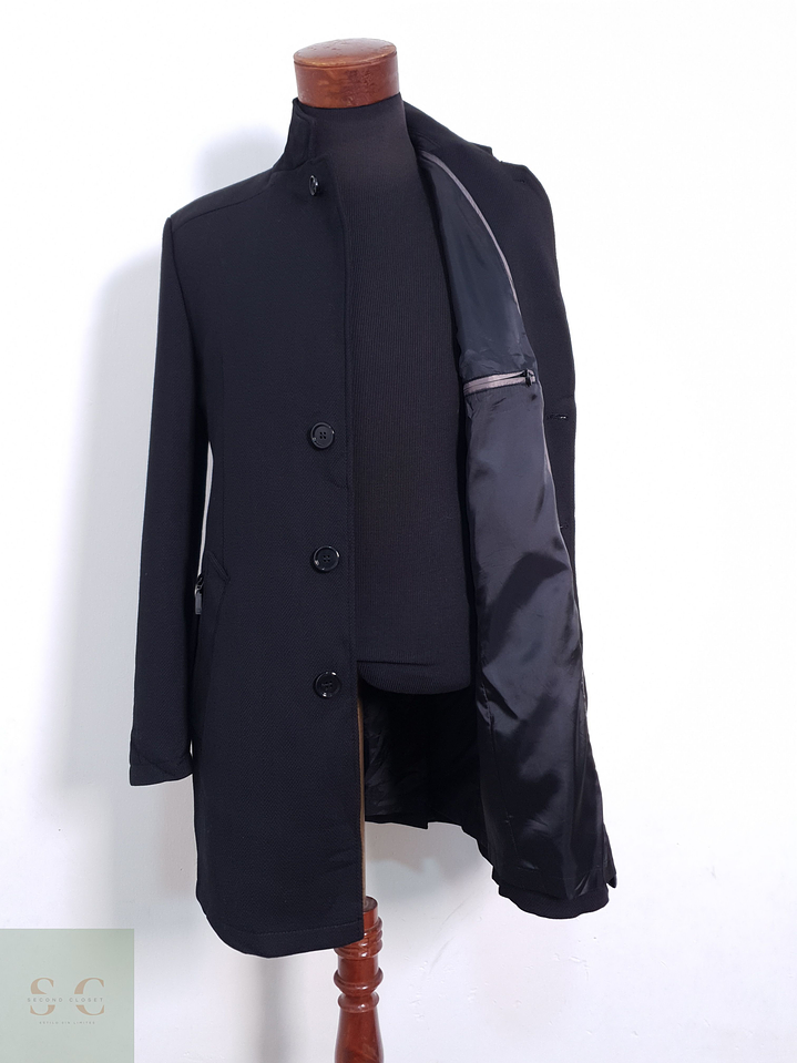 Abrigo Hombre Bugatti Wool Blend Stretch Talla M 4