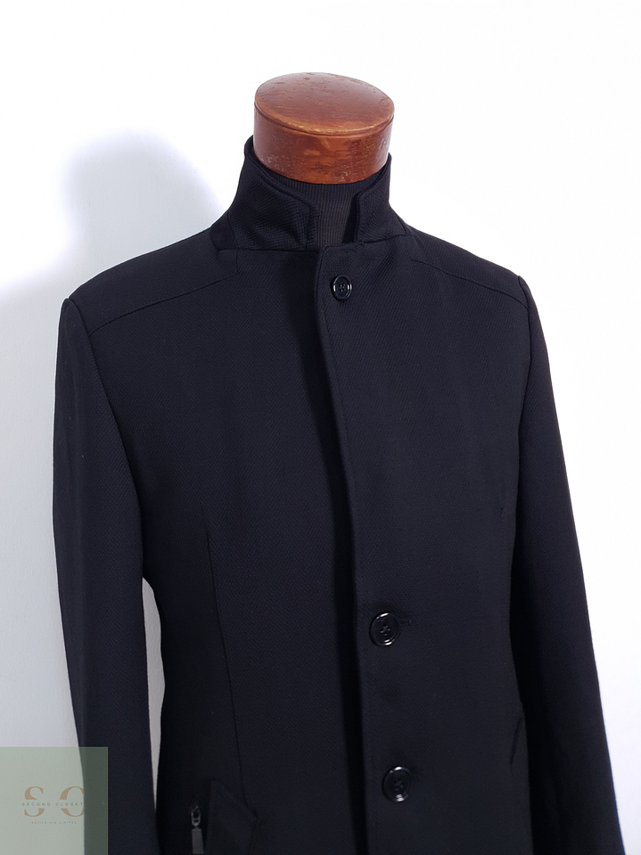 Abrigo Hombre Bugatti Wool Blend Stretch Talla M 9