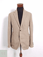 Blazer Hombre Mango Beige Mezcla Lana Slim Fit Talla M - Miniatura 1