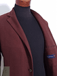 Blazer Hombre Ermenegildo Zegna Lana Cashmere Vino Tinto Talla ML - Miniatura 10