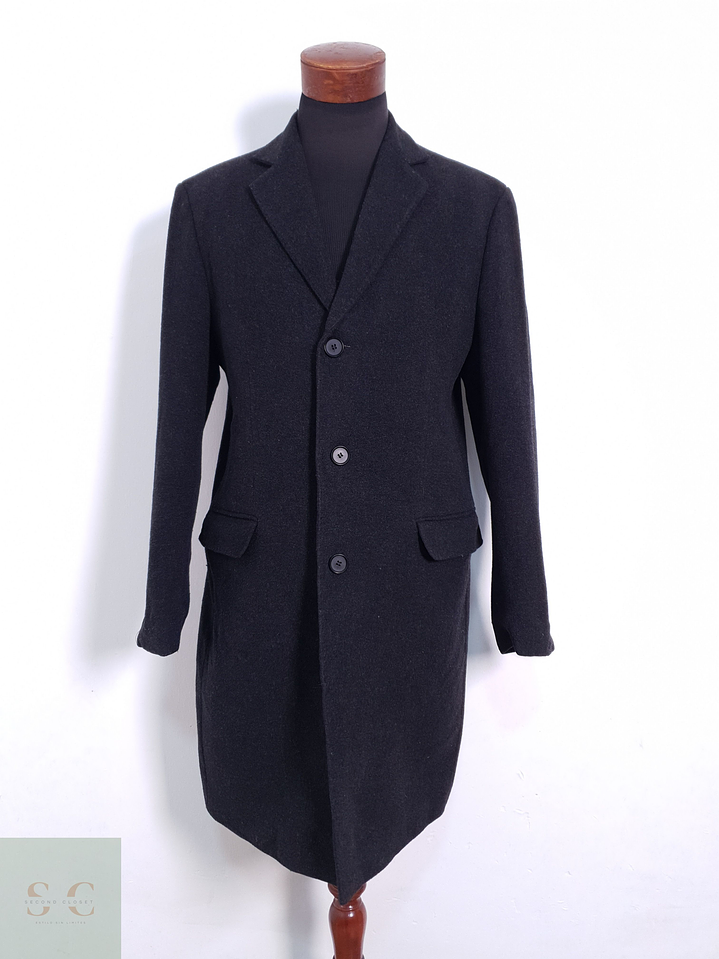 Abrigo Hombre TL Wool & Cashmere Gris Oscuro Talla L 1