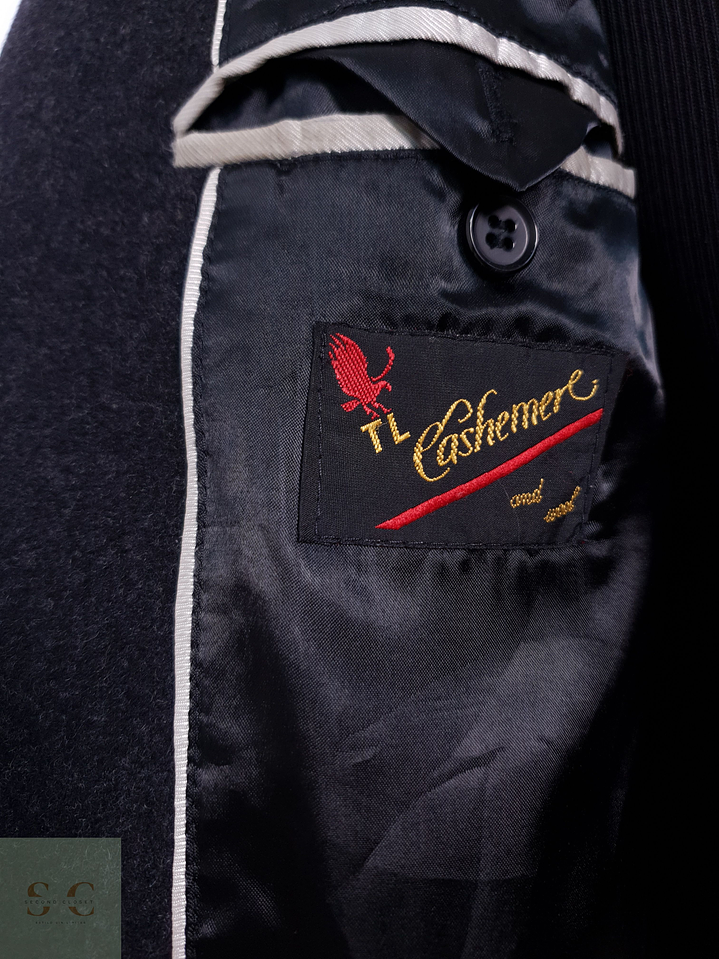 Abrigo Hombre TL Wool & Cashmere Gris Oscuro Talla L 8