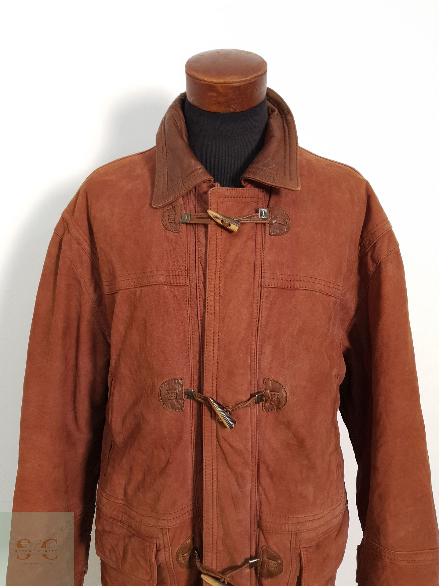 Chaqueta de Cuero Hombre CorteFiel Sport Talla XXL 3