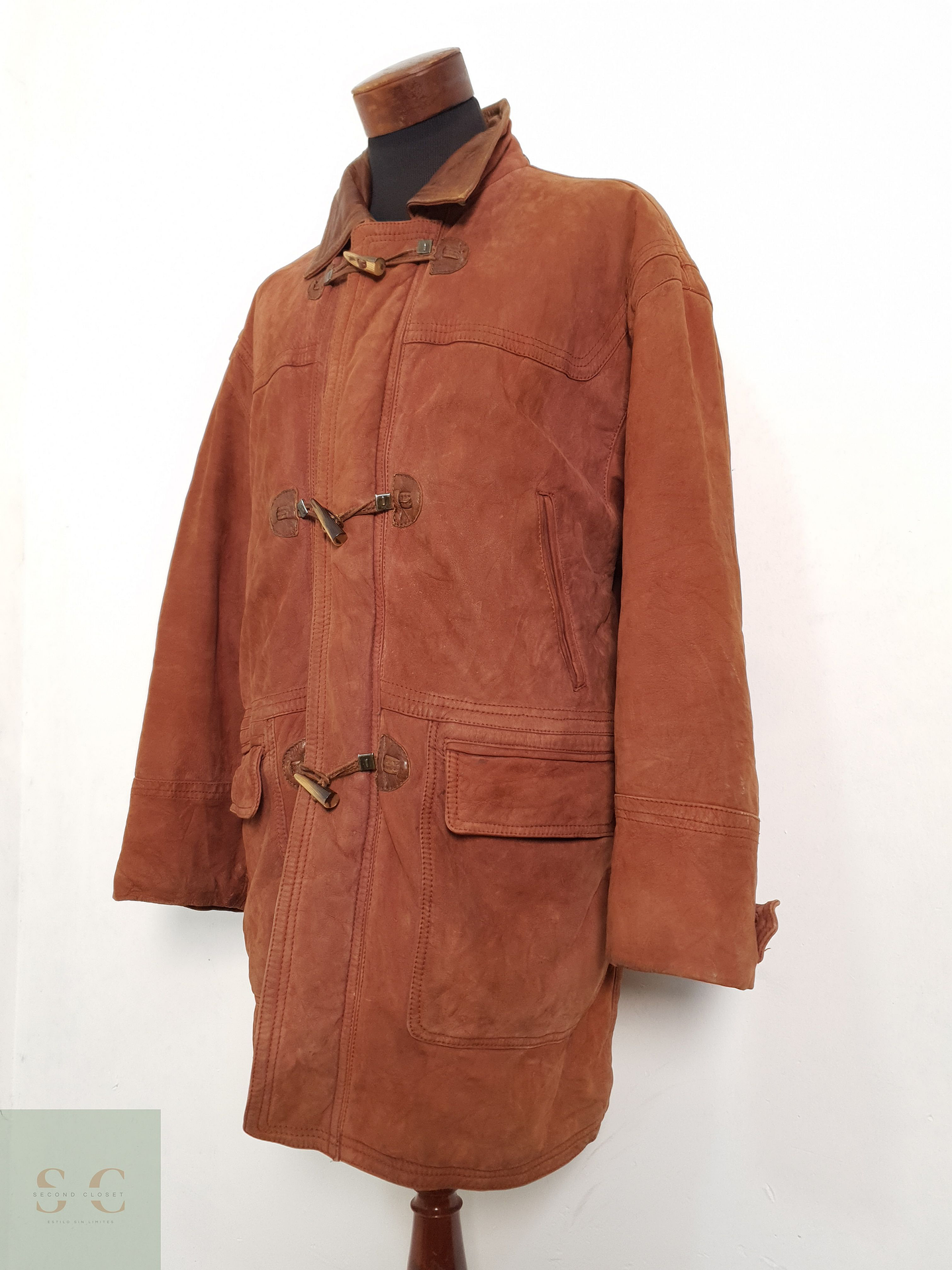 Chaqueta de Cuero Hombre CorteFiel Sport Talla XXL 2