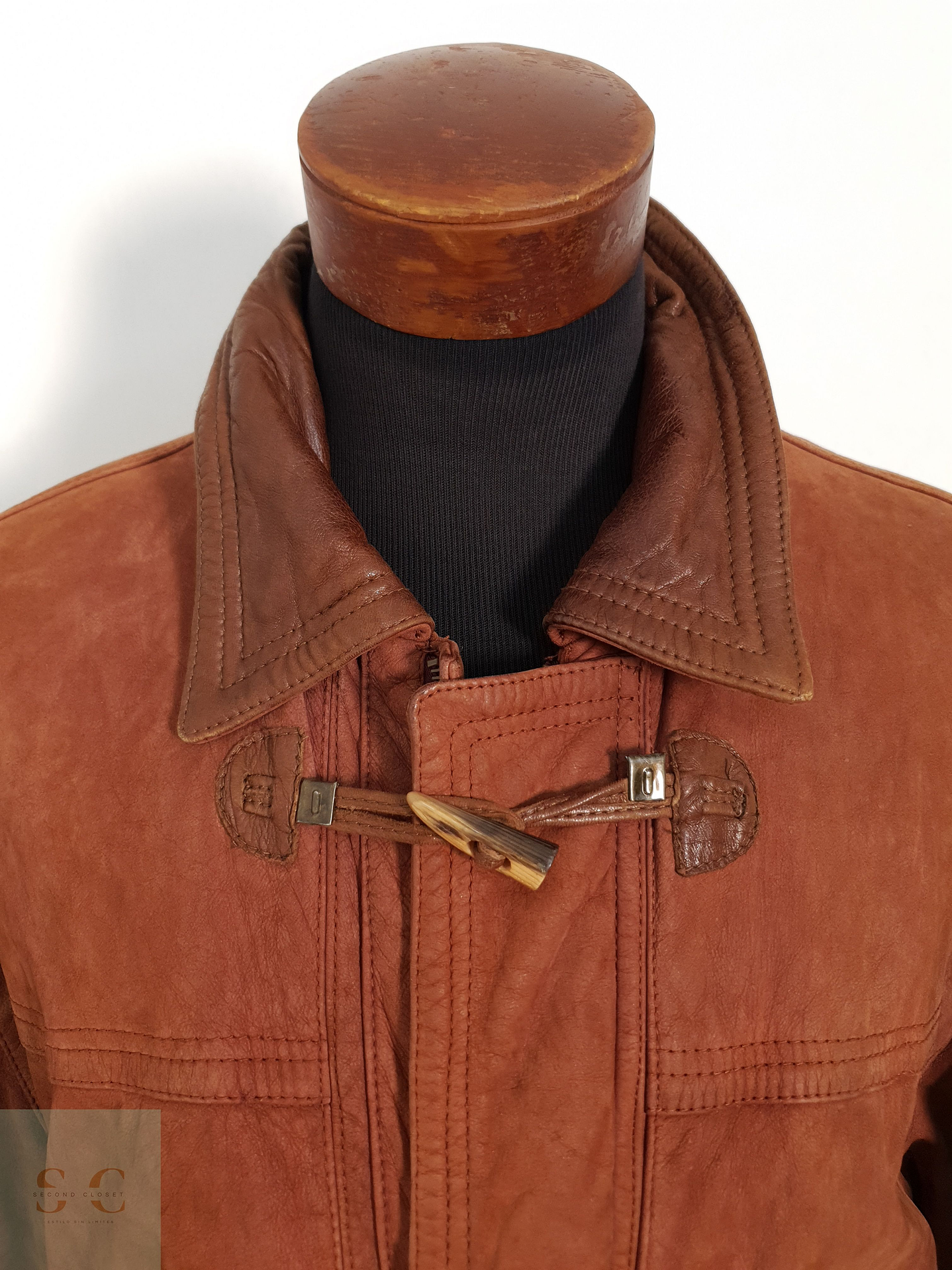 Chaqueta de Cuero Hombre CorteFiel Sport Talla XXL 7