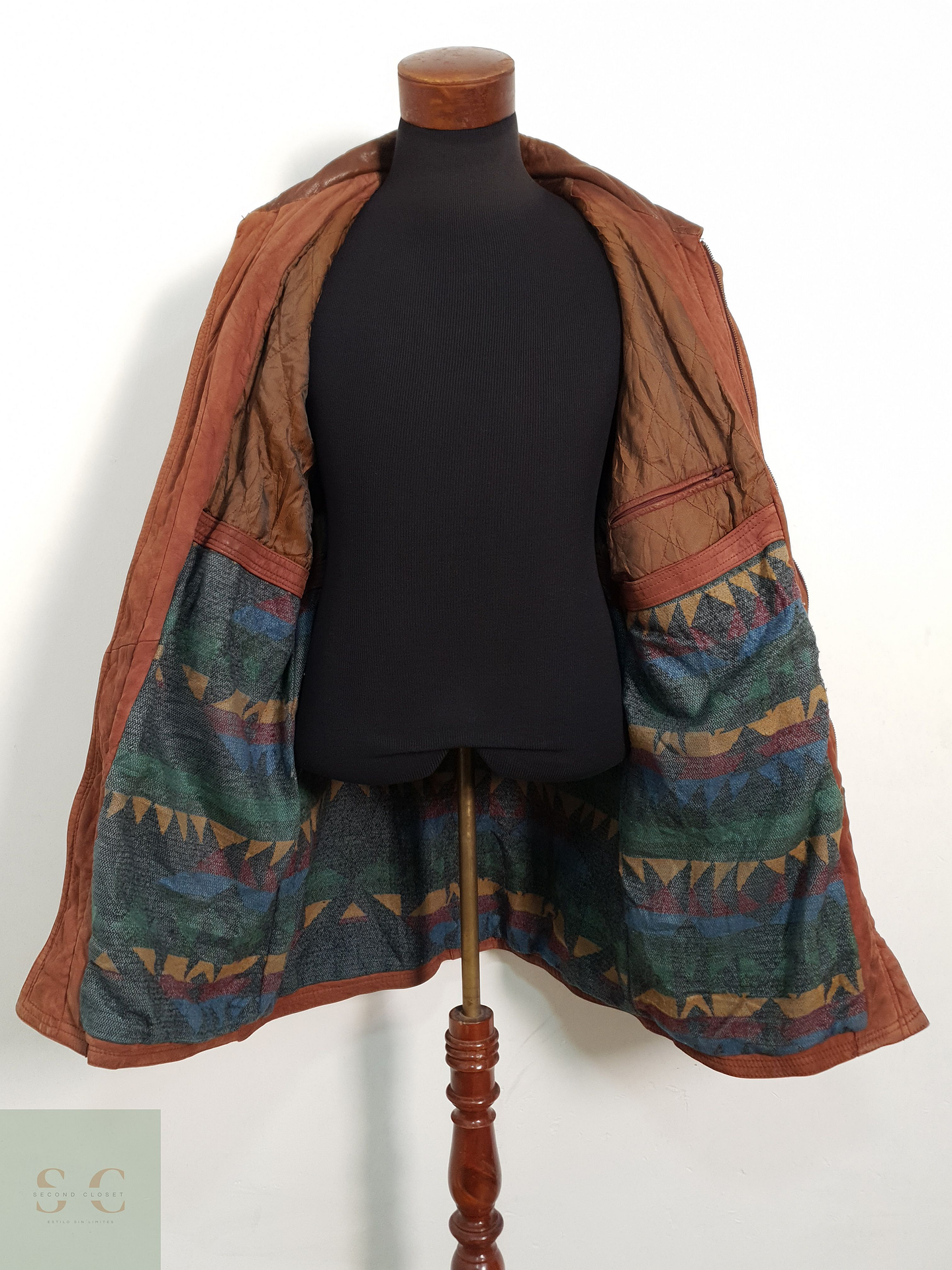 Chaqueta de Cuero Hombre CorteFiel Sport Talla XXL 8