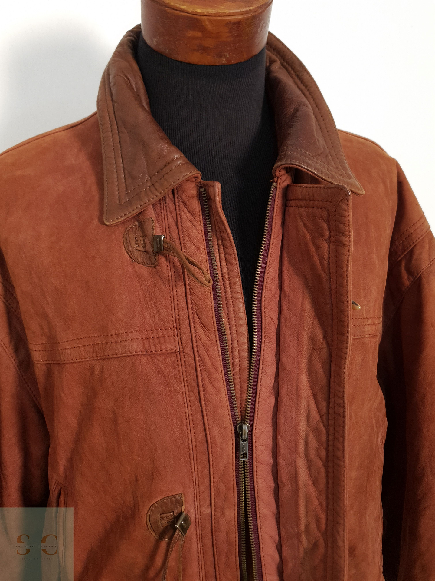 Chaqueta de Cuero Hombre CorteFiel Sport Talla XXL 9