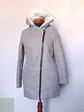 Abrigo mujer lana gris gorro cordero TALLA XS - Miniatura 5