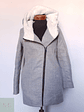 Abrigo mujer lana gris gorro cordero TALLA XS - Miniatura 6