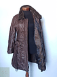 Parka acolchada mujer café cuello piel TALLA L - Miniatura 5