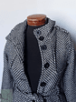 Abrigo mujer lana grueso TALLA XXS/XS con cinturon CATARINA - Miniatura 6