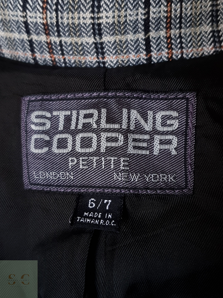 Blazer Mujer Sastrero Gris TALLA XS/S  STIRLING COOPER PETITE 7