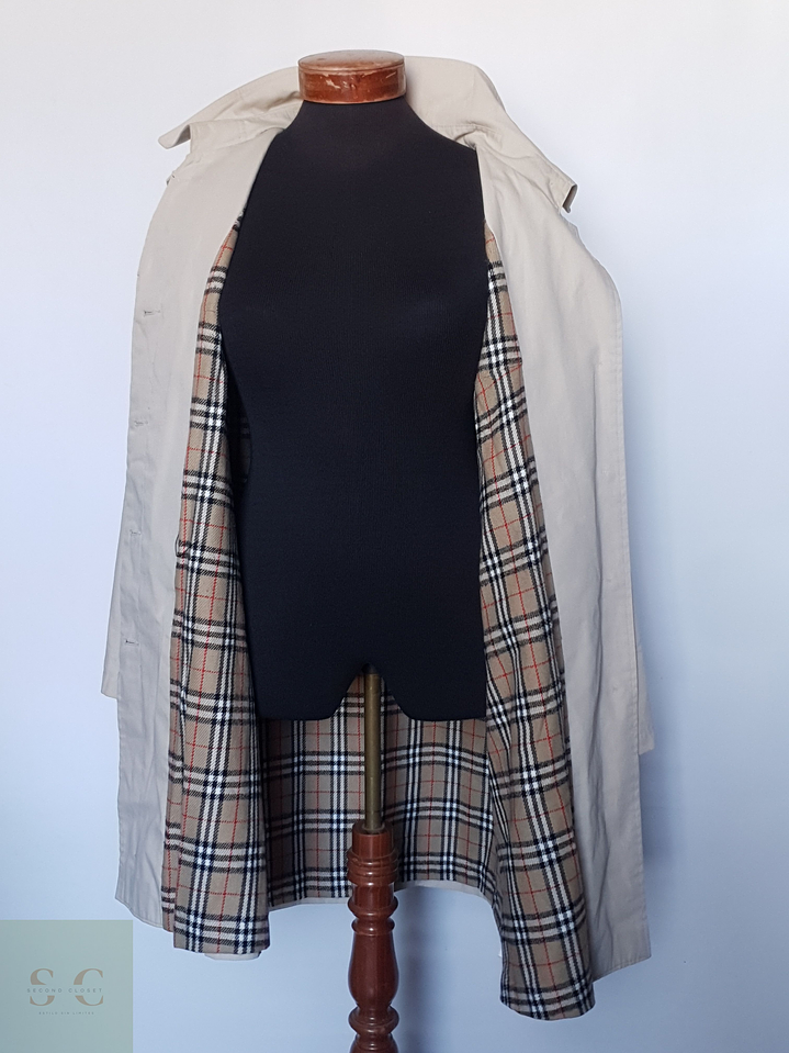 Gabardina Trench Mujer Beige TALLA L 3