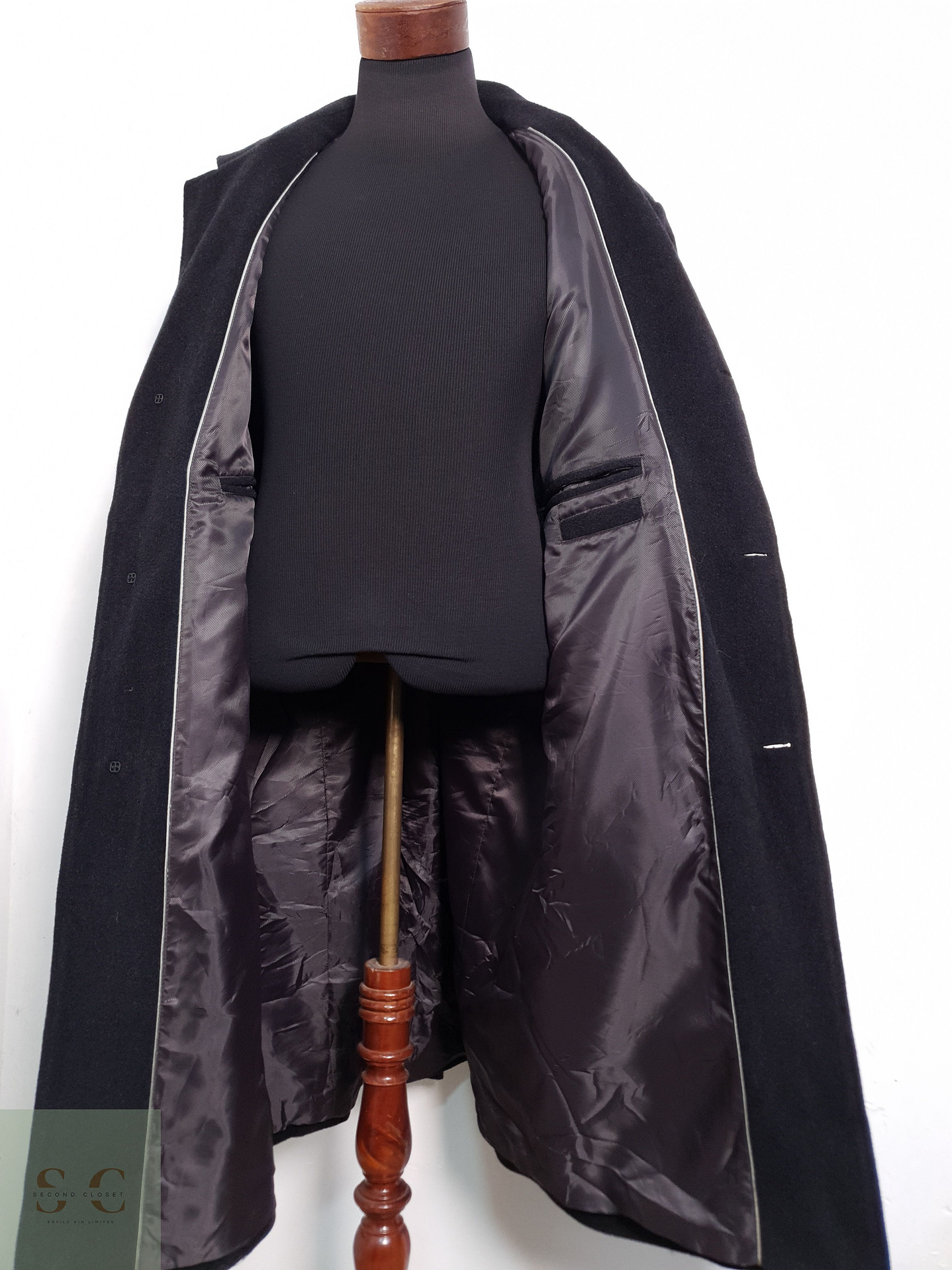 Jupiter Abrigo largo italiano Plomo Talla XL 8