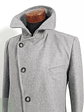 Bertoni Abrigo tres cuartos Gris Talla ML - Miniatura 3