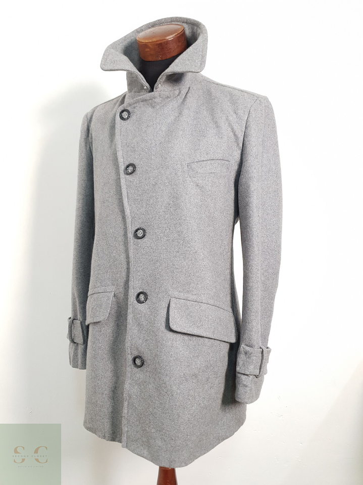 Bertoni Abrigo tres cuartos Gris Talla ML 1