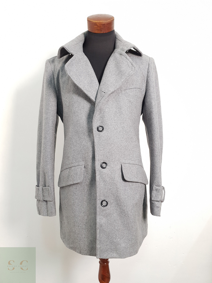 Bertoni Abrigo tres cuartos Gris Talla ML 6