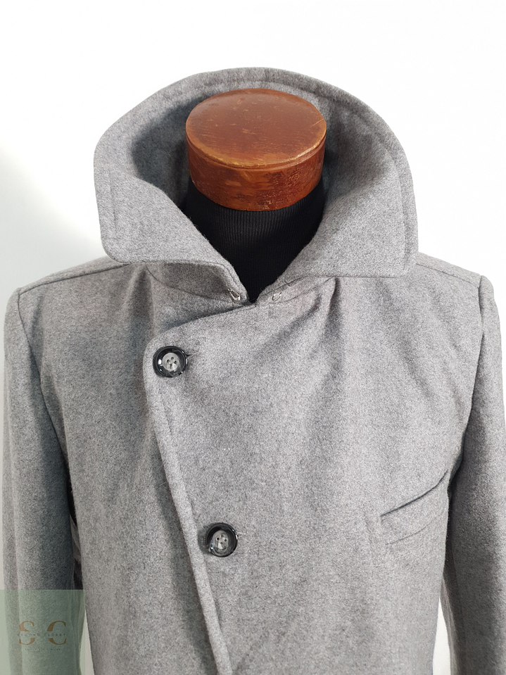 Bertoni Abrigo tres cuartos Gris Talla ML 9