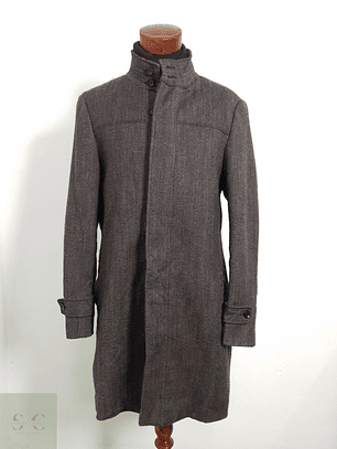 Vía Cortesa Abrigo Chaquetón Cafe Talla L