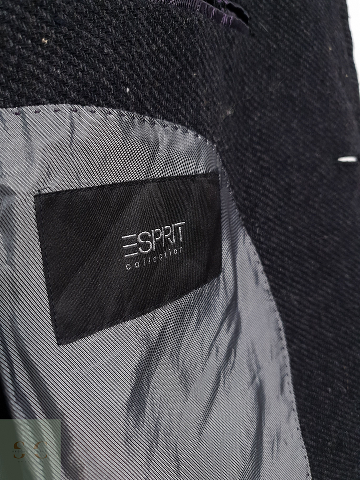 Esprit Abrigo tres cuartos Plomo Talla M 6