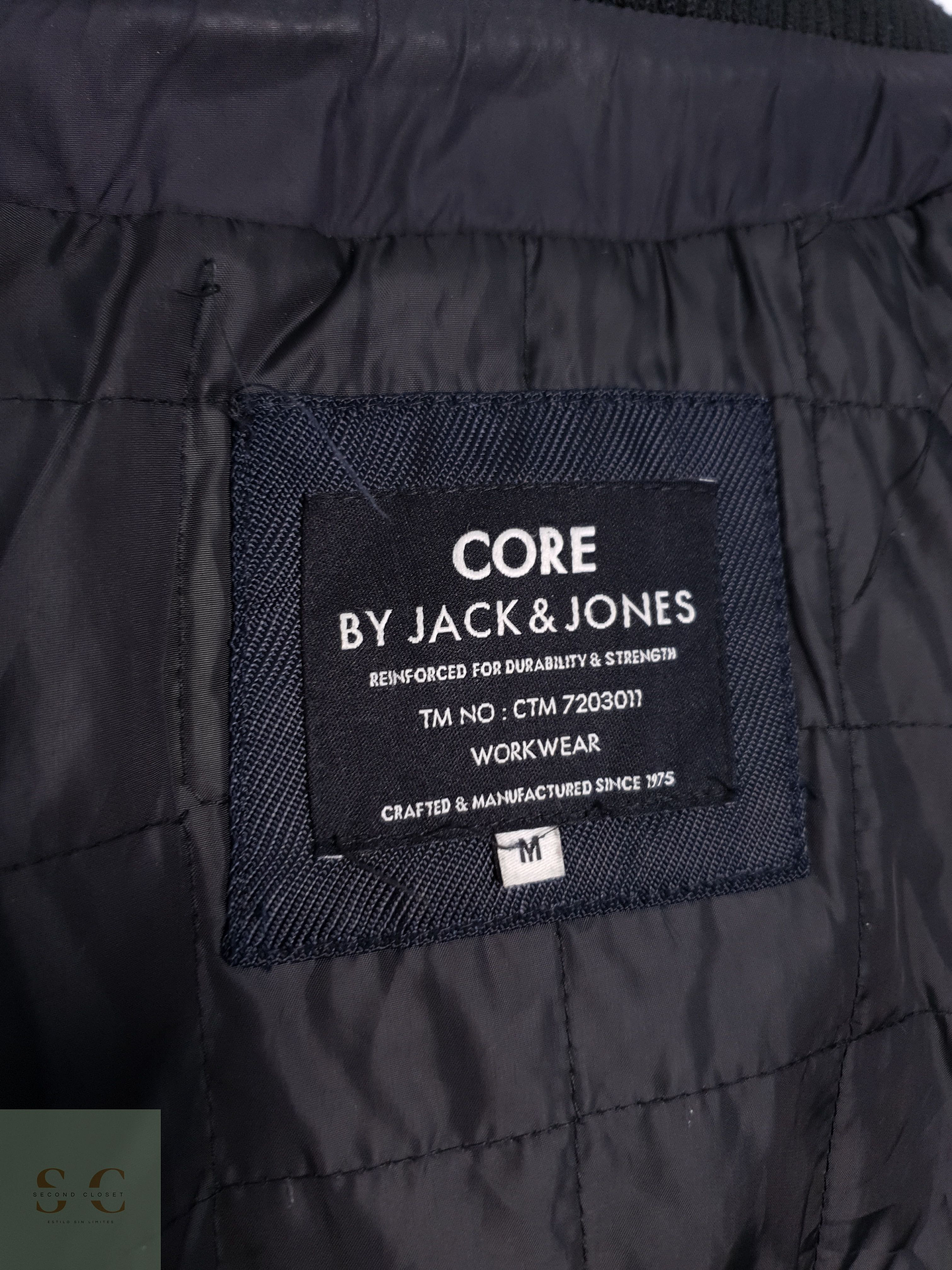 Jack & Jones Chaquetón Negro Talla M 6