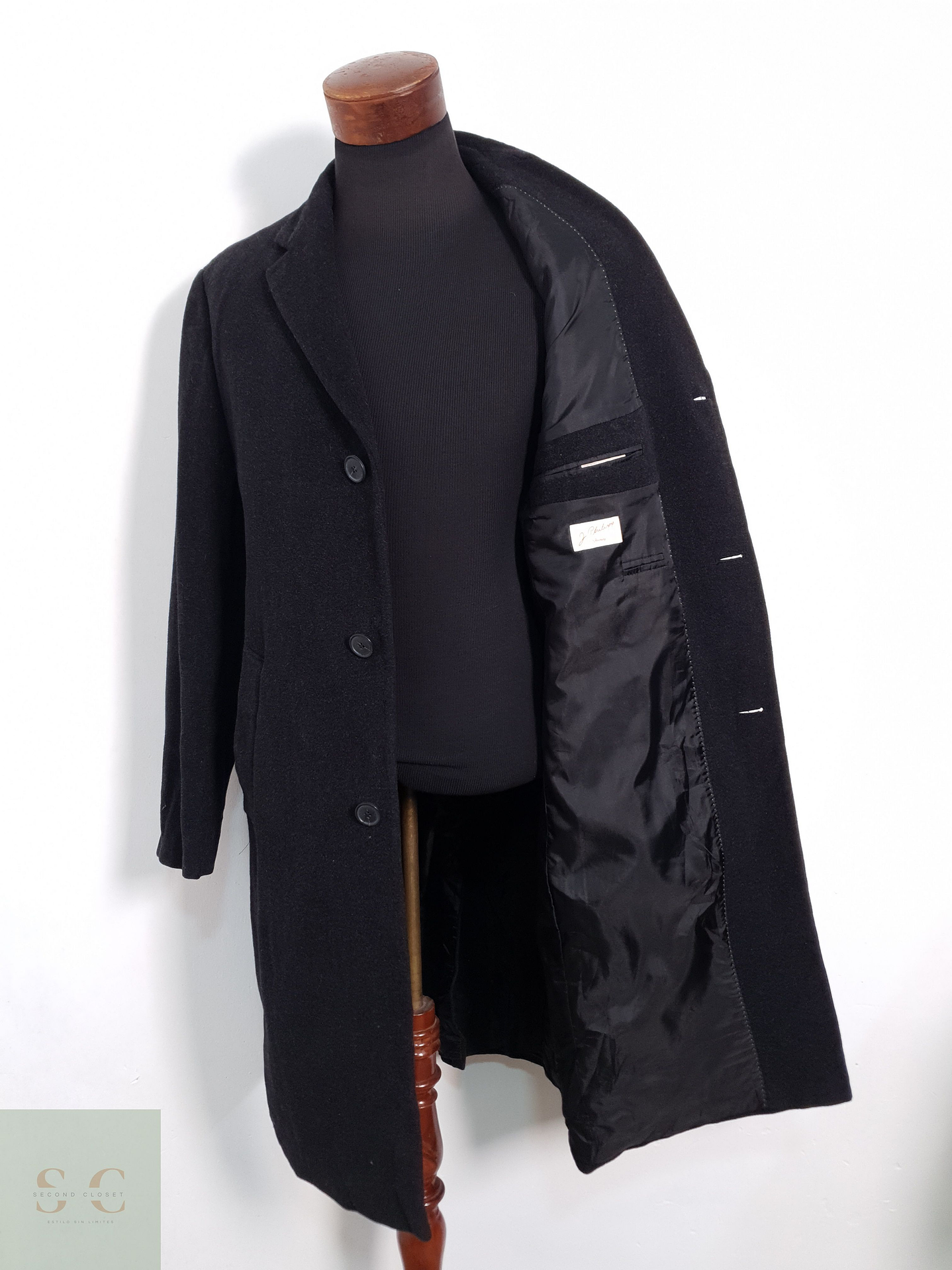 J Philip Abrigo largo Plomo Talla L 2