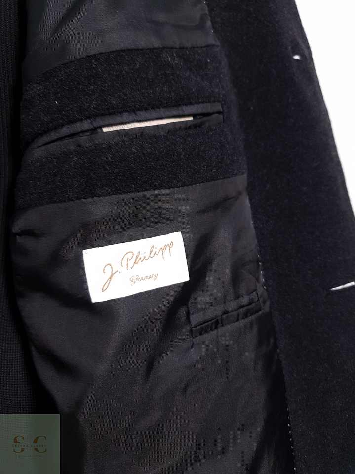 J Philip Abrigo largo Plomo Talla L 7