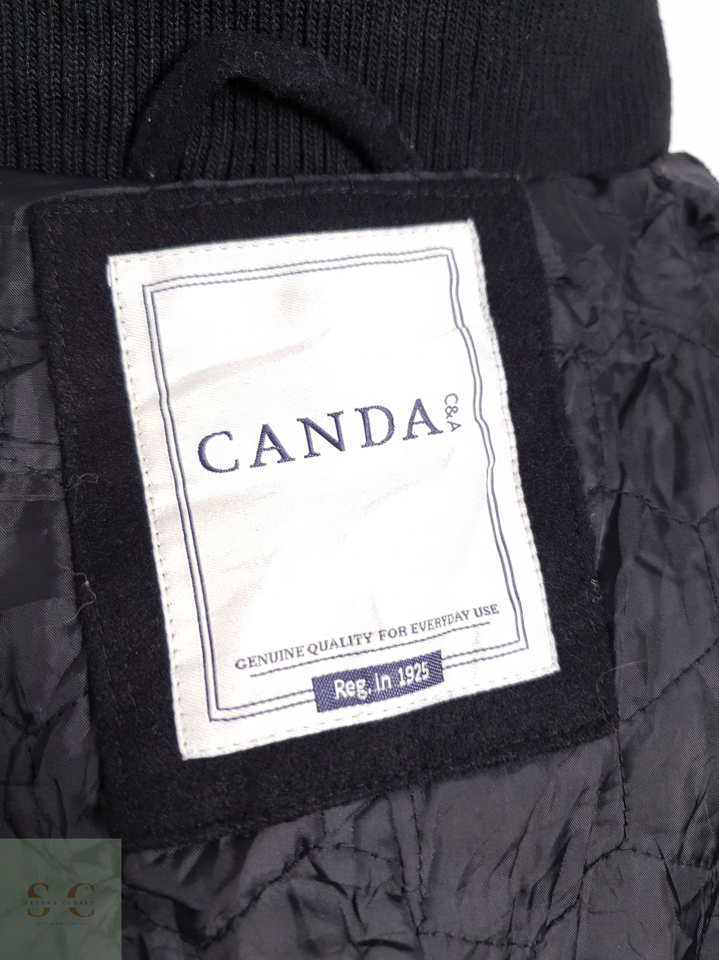 Canda Chaquetón con gorro desmontable Negro Talla XXL 7