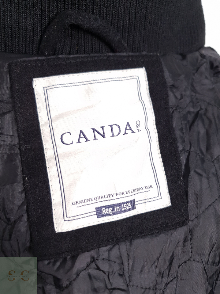 Canda Chaquetón con gorro desmontable Negro Talla XXL 7