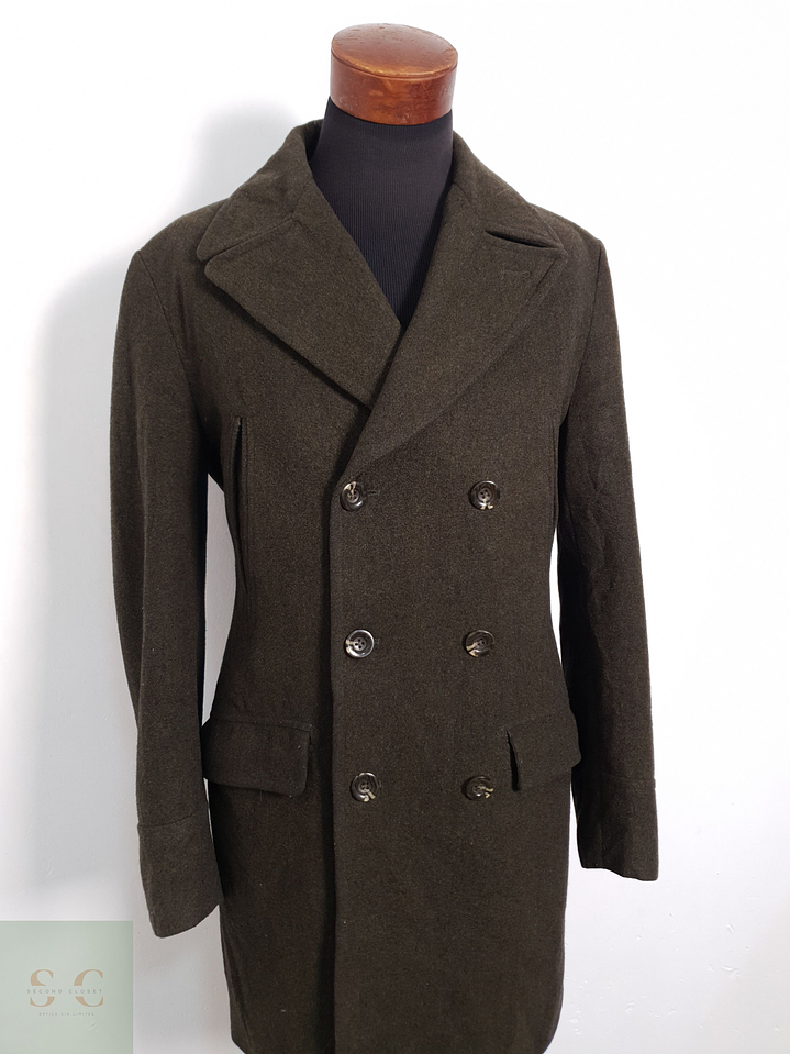 Esprit Abrigo marinero Verde Talla M 4