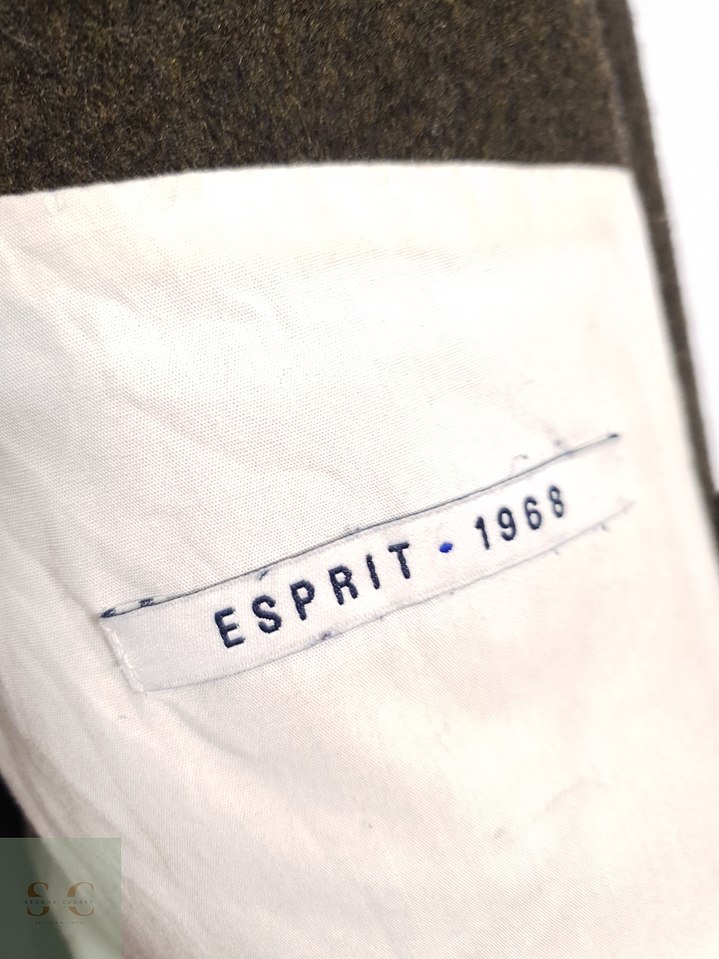 Esprit Abrigo marinero Verde Talla M 5