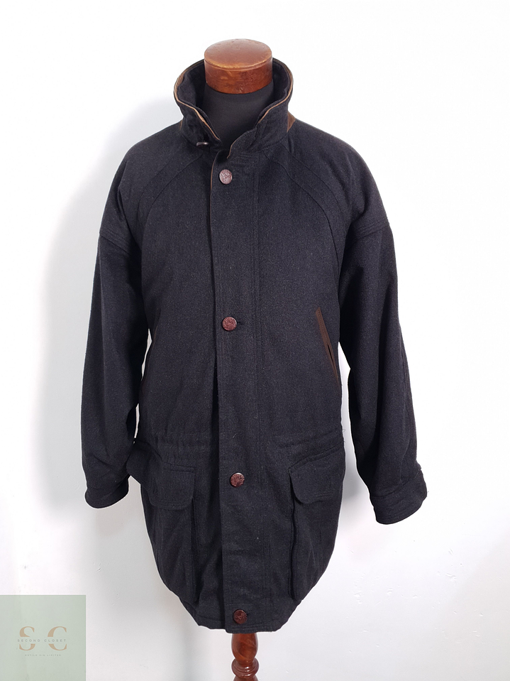 Sympatex Chaquetón con ajuste en cintura Plomo Talla XXL 2