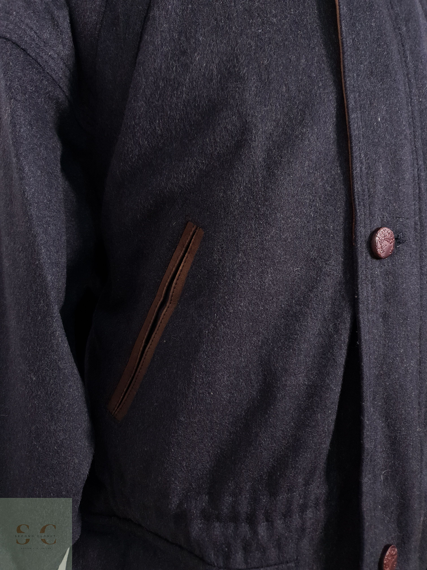 Sympatex Chaquetón con ajuste en cintura Plomo Talla XXL 6