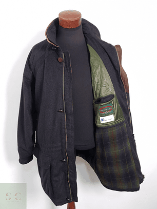 Sympatex Chaquetón con ajuste en cintura Plomo Talla XXL