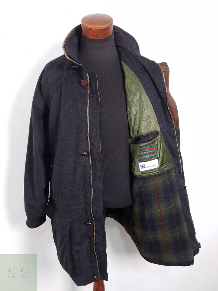 Sympatex Chaquetón con ajuste en cintura Plomo Talla XXL 1