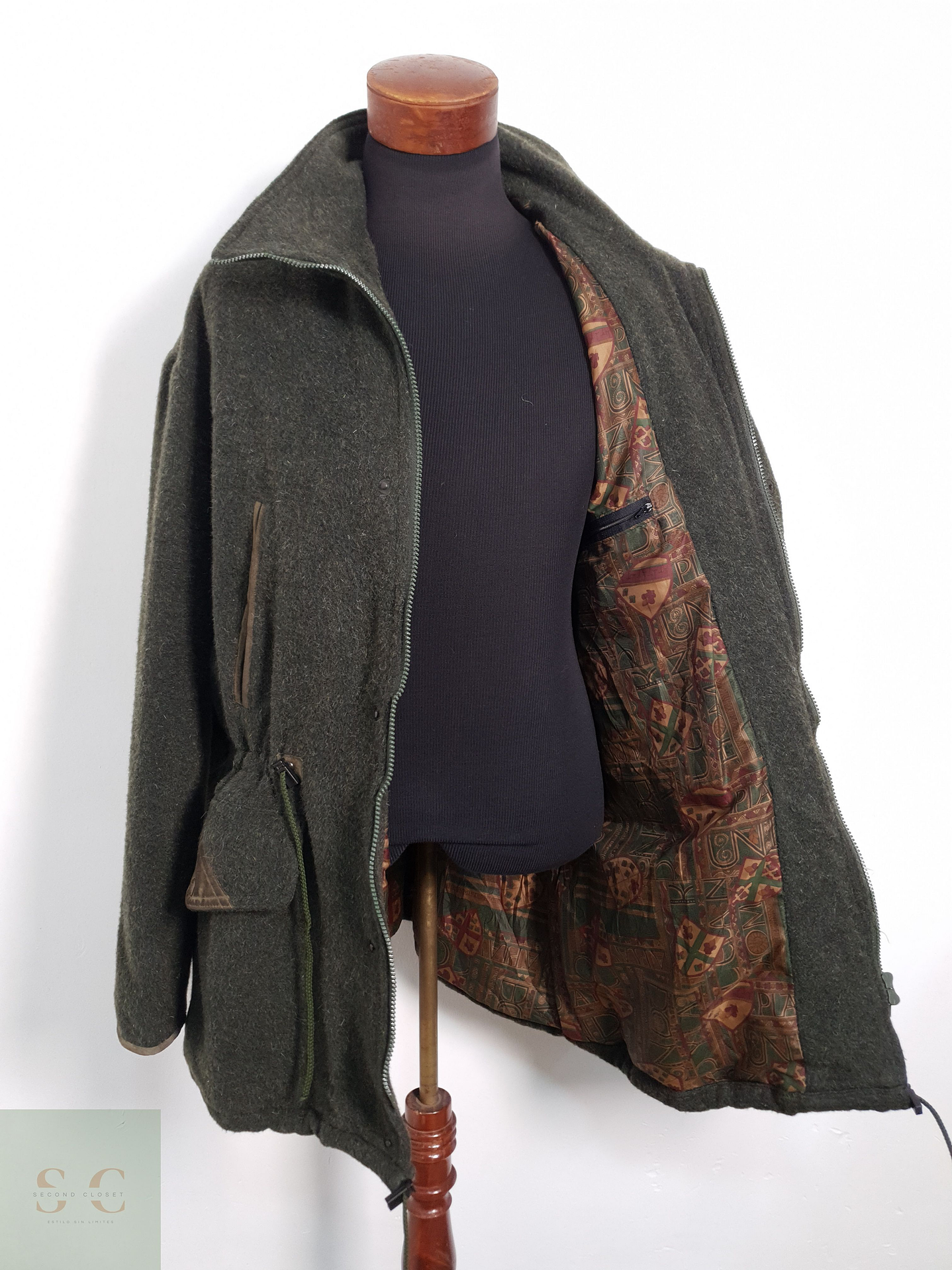 Runnarköp Chaquetón Verde Talla XXL 4