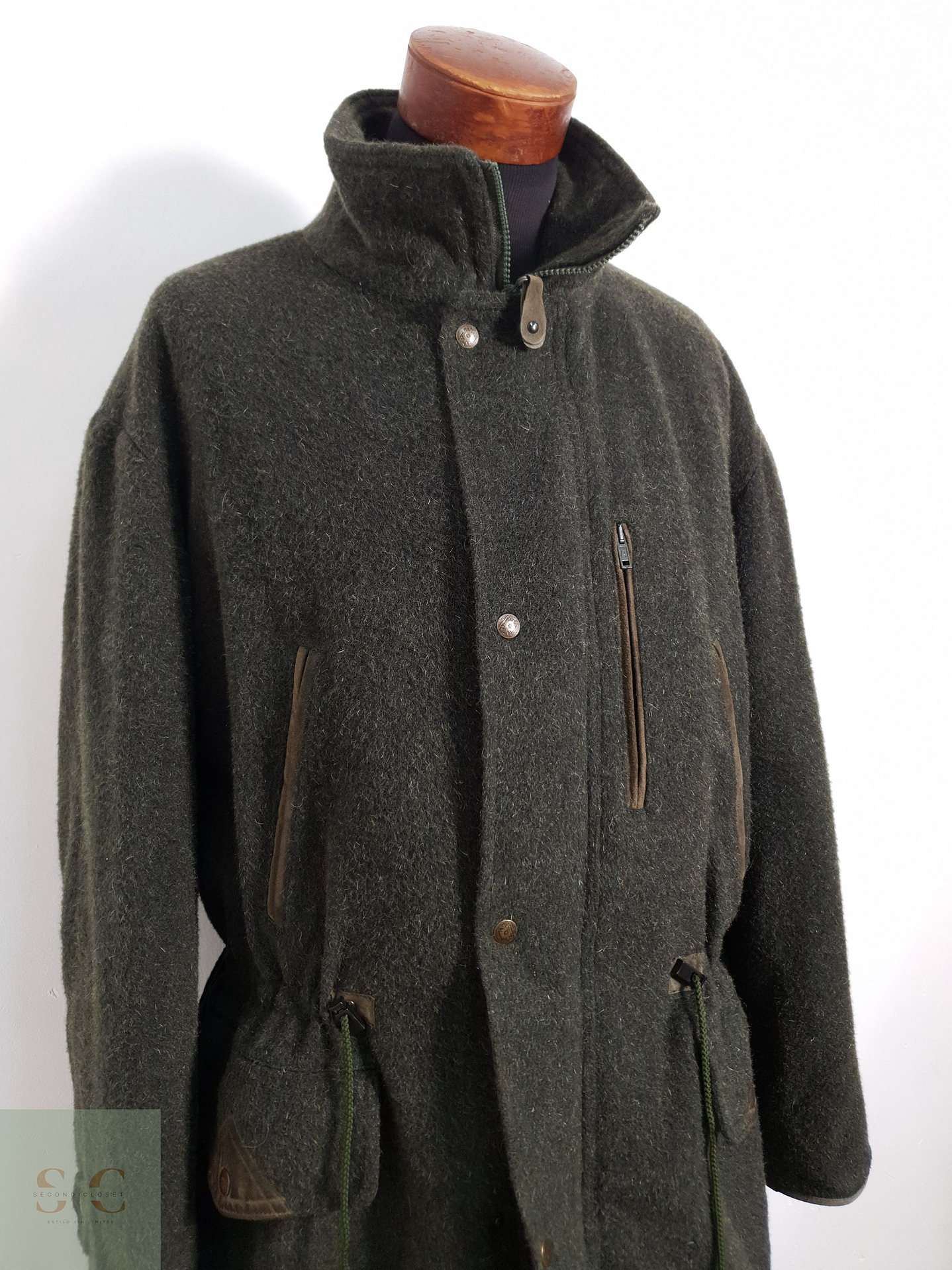 Runnarköp Chaquetón Verde Talla XXL 5