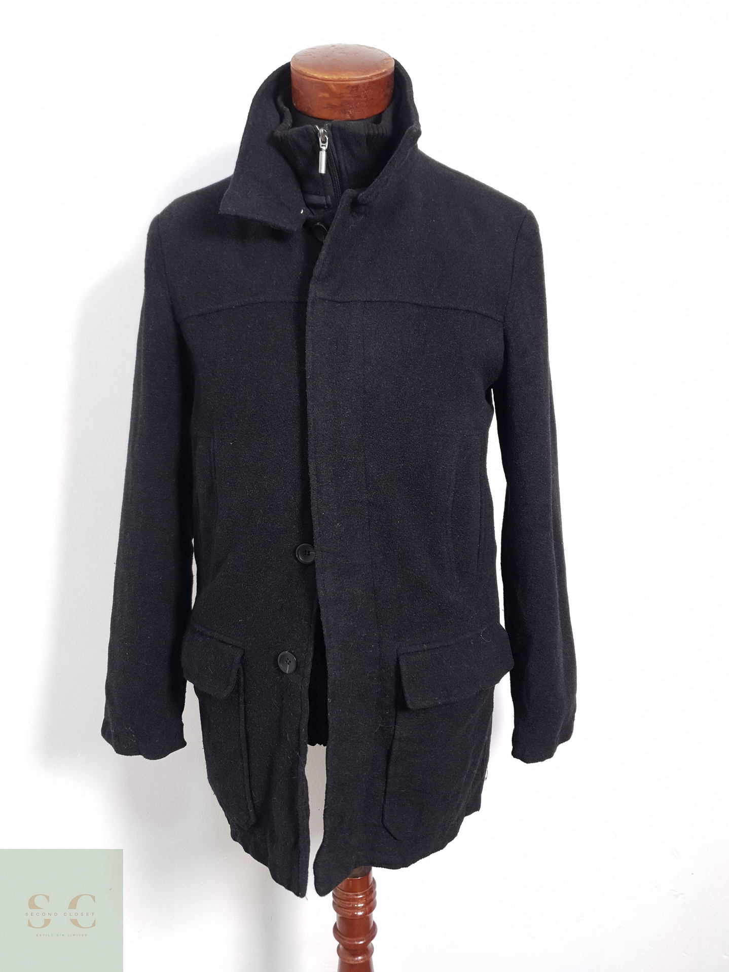 Cesar Woodstate Chaquetón Plomo Talla M 1