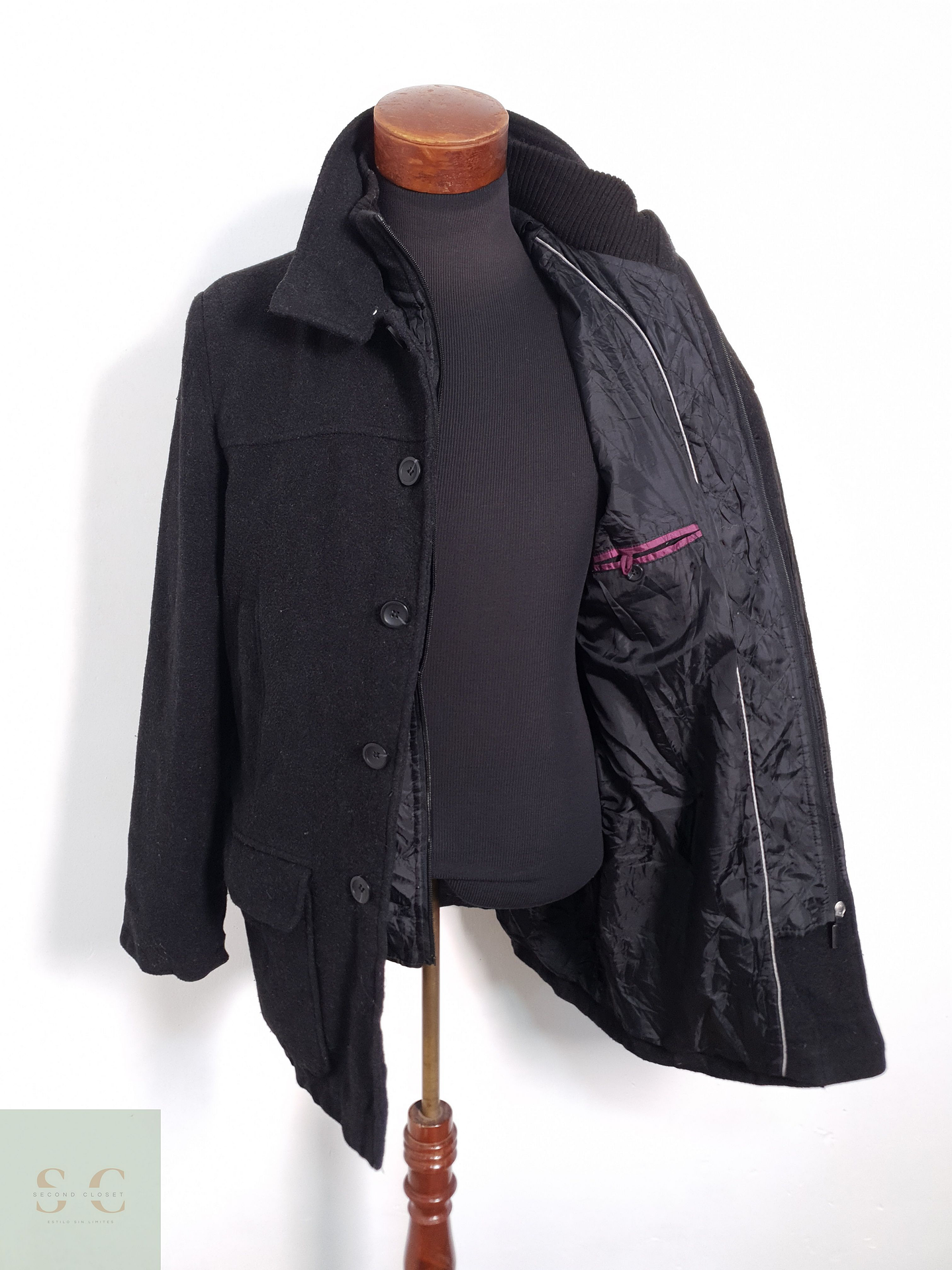 Cesar Woodstate Chaquetón Plomo Talla M 5