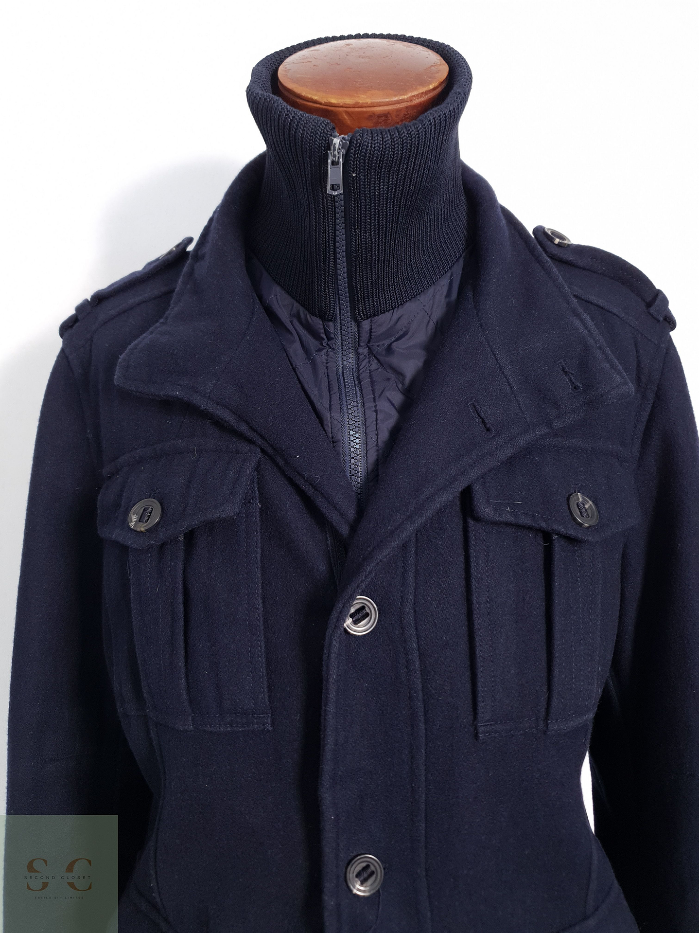 Esprit Chaquetón Azul Talla ML 3