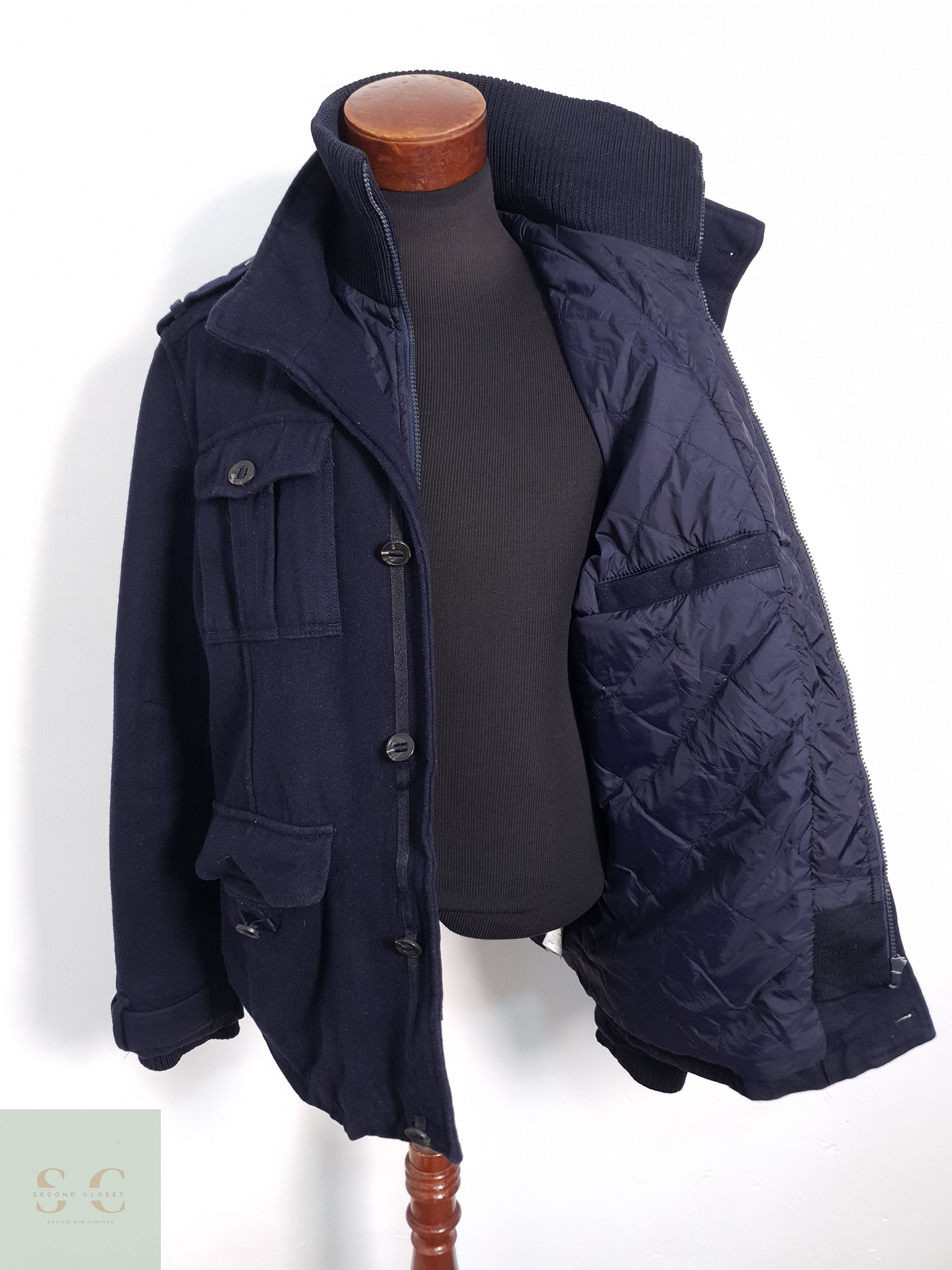 Esprit Chaquetón Azul Talla ML 4