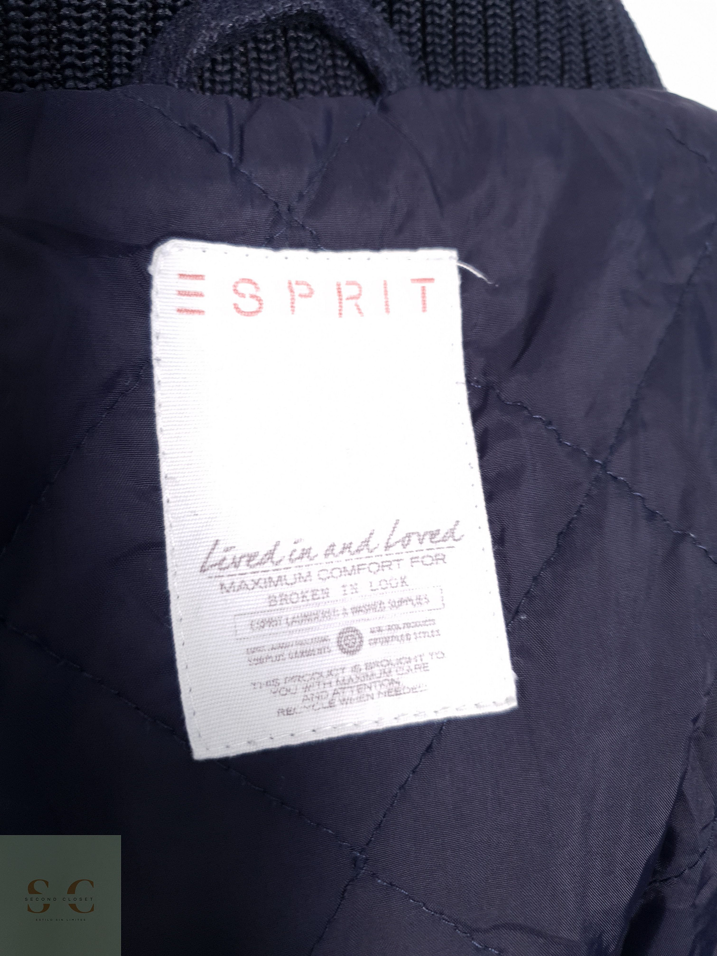 Esprit Chaquetón Azul Talla ML 5