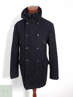 Bogie Chaquetón cruzado Negro Talla L