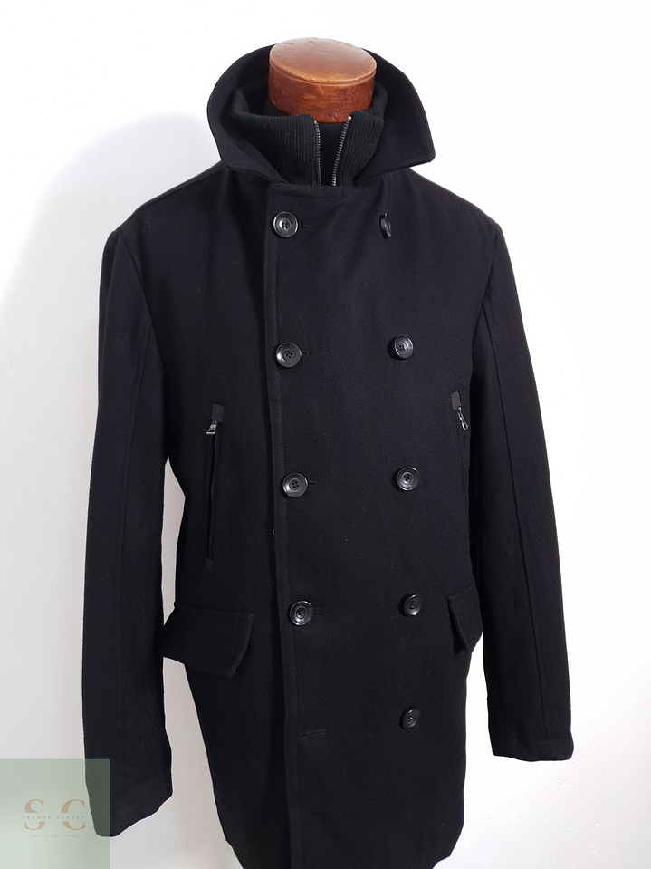 Bogie Chaquetón cruzado Negro Talla L 2