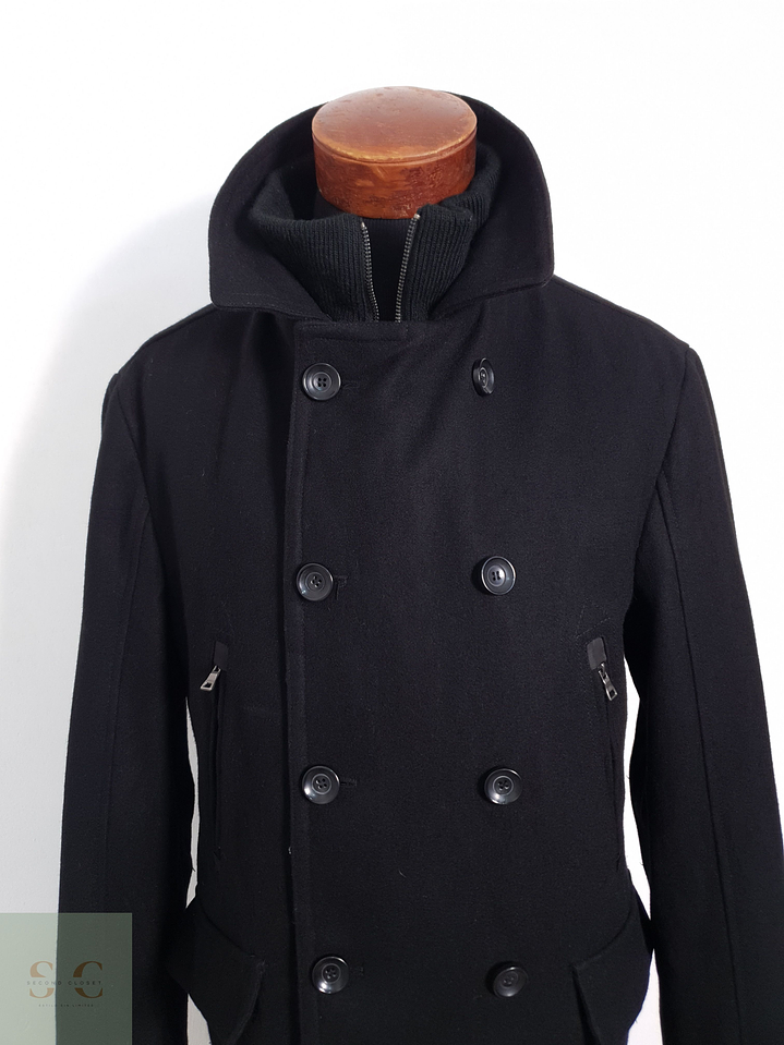 Bogie Chaquetón cruzado Negro Talla L 3