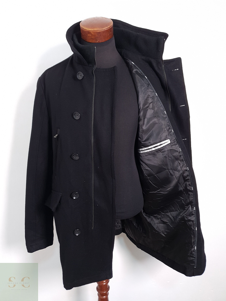 Bogie Chaquetón cruzado Negro Talla L 4