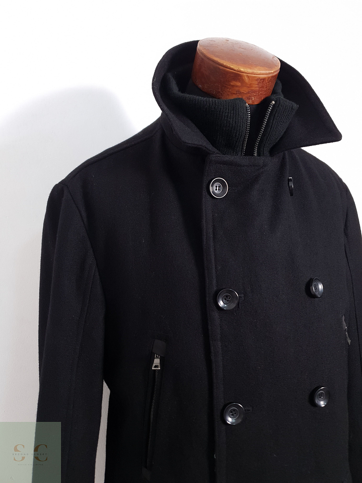 Bogie Chaquetón cruzado Negro Talla L 7