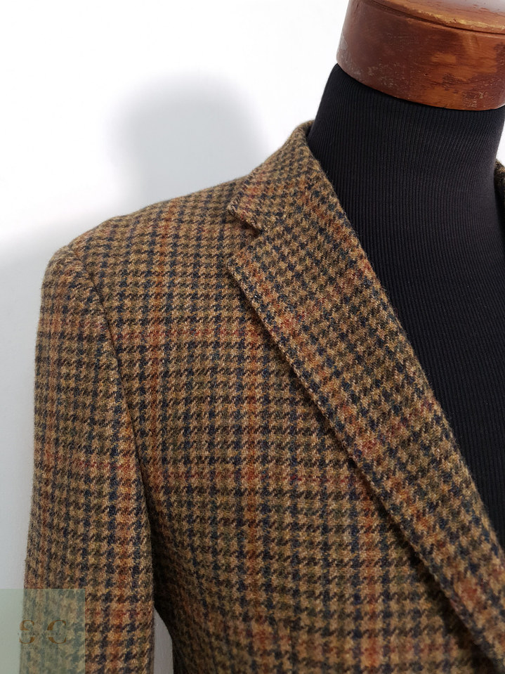 Linus Vestón pata de gallo Camel Talla M 2